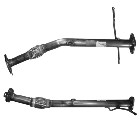 Auspuffrohr Abgasrohr Flexrohr Hosenrohr Abgaskrümmer Rohr bis EURO 4 E-Prüfzeichen für KIA RIO 1.3L Maniverter zu m/box u.a. BM CATALYSTS