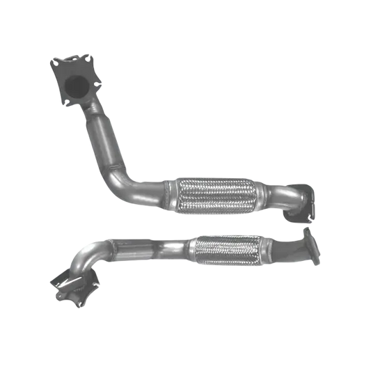 Auspuffrohr Abgasrohr Flexrohr Hosenrohr Abgaskrümmer Rohr bis EURO 4 E-Prüfzeichen für MAZDA 5 2L RF7J Motor mit DPF u.a. BM CATALYSTS