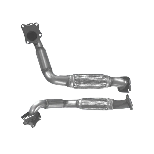 Auspuffrohr Abgasrohr Flexrohr Hosenrohr Abgaskrümmer Rohr bis EURO 4 E-Prüfzeichen für MAZDA 5 2L RF7J Motor mit DPF u.a. BM CATALYSTS