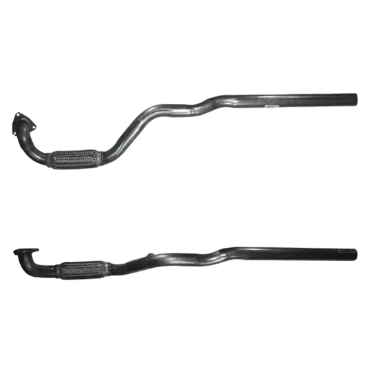 Auspuffrohr Abgasrohr Flexrohr Hosenrohr Abgaskrümmer Rohr bis EURO 4 E-Prüfzeichen für OPEL ASTRA G 1.8L Mk.4 16v Z18XE; Z18XEL-Motor u.a. BM CATALYSTS