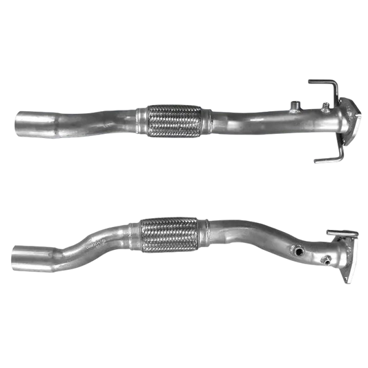 Auspuffrohr Abgasrohr Flexrohr Hosenrohr Abgaskrümmer Rohr bis EURO 4 E-Prüfzeichen für OPEL CORSA D 1.3L CDTi Box Z13DTJ  Kat zu DPF... BM CATALYSTS