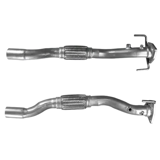 Auspuffrohr Abgasrohr Flexrohr Hosenrohr Abgaskrümmer Rohr bis EURO 4 E-Prüfzeichen für OPEL CORSA D 1.3L CDTi Box Z13DTJ  Kat zu DPF... BM CATALYSTS