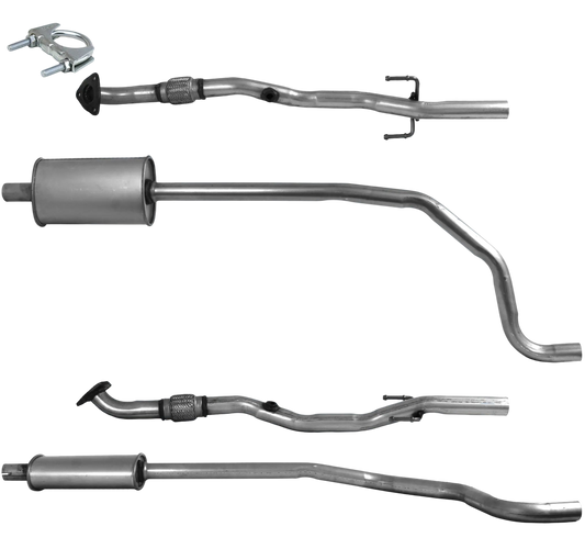 Auspuffrohr Abgasrohr Flexrohr Hosenrohr Abgaskrümmer Rohr bis EURO 4 E-Prüfzeichen für OPEL CORSA D 1.4L 16-V-Z14XEP-Motor u.a. BM CATALYSTS