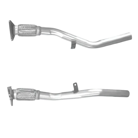 Auspuffrohr Abgasrohr Flexrohr Hosenrohr Abgaskrümmer Rohr bis EURO 4 E-Prüfzeichen für RENAULT CLIO 1.6L Mk 3 16v GT K4M862 Motor u.a. BM CATALYSTS