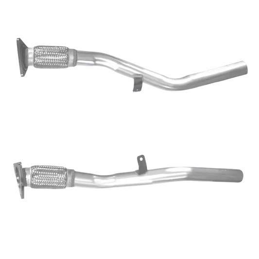 Auspuffrohr Abgasrohr Flexrohr Hosenrohr Abgaskrümmer Rohr bis EURO 4 E-Prüfzeichen für RENAULT CLIO 1.6L Mk 3 16v GT K4M862 Motor u.a. BM CATALYSTS