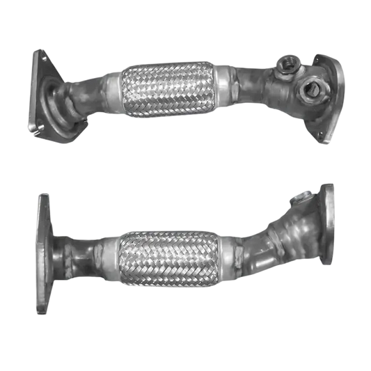Auspuffrohr Abgasrohr Flexrohr Hosenrohr Abgaskrümmer Rohr bis EURO 4 E-Prüfzeichen für RENAULT GRAND SCENIC 1.9L dCi F9Q816 Motor u.a. BM CATALYSTS