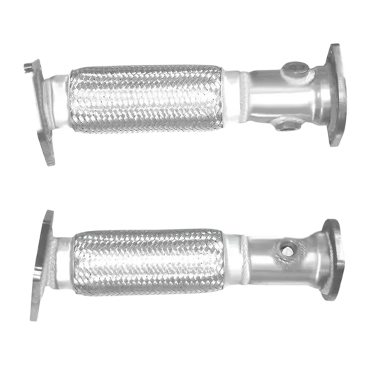 Auspuffrohr Abgasrohr Flexrohr Hosenrohr Abgaskrümmer Rohr bis EURO 4 E-Prüfzeichen für RENAULT LAGUNA 2L dCi Mk.3 Schrägheck M9R-Motor;... BM CATALYSTS