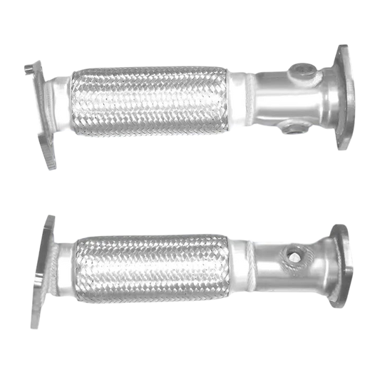 Auspuffrohr Abgasrohr Flexrohr Hosenrohr Abgaskrümmer Rohr bis EURO 4 E-Prüfzeichen für RENAULT LAGUNA 2L dCi Mk.3 Schrägheck M9R-Motor;... BM CATALYSTS