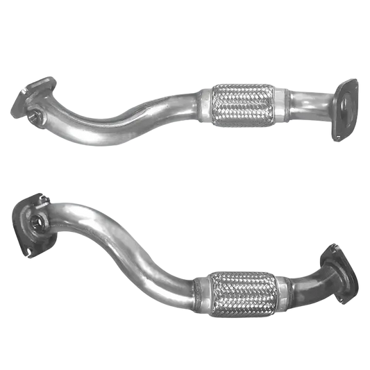 Auspuffrohr Abgasrohr Flexrohr Hosenrohr Abgaskrümmer Rohr bis EURO 4 E-Prüfzeichen für RENAULT MASTER 2.5L dCi G9U650-Motor; DPF-Modell u.a. BM CATALYSTS
