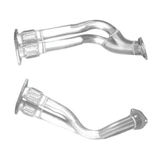 Auspuffrohr Abgasrohr Flexrohr Hosenrohr Abgaskrümmer Rohr bis EURO 4 E-Prüfzeichen für SEAT ALHAMBRA 2L 8-V-ATM-Motor mit OBD u.a. BM CATALYSTS