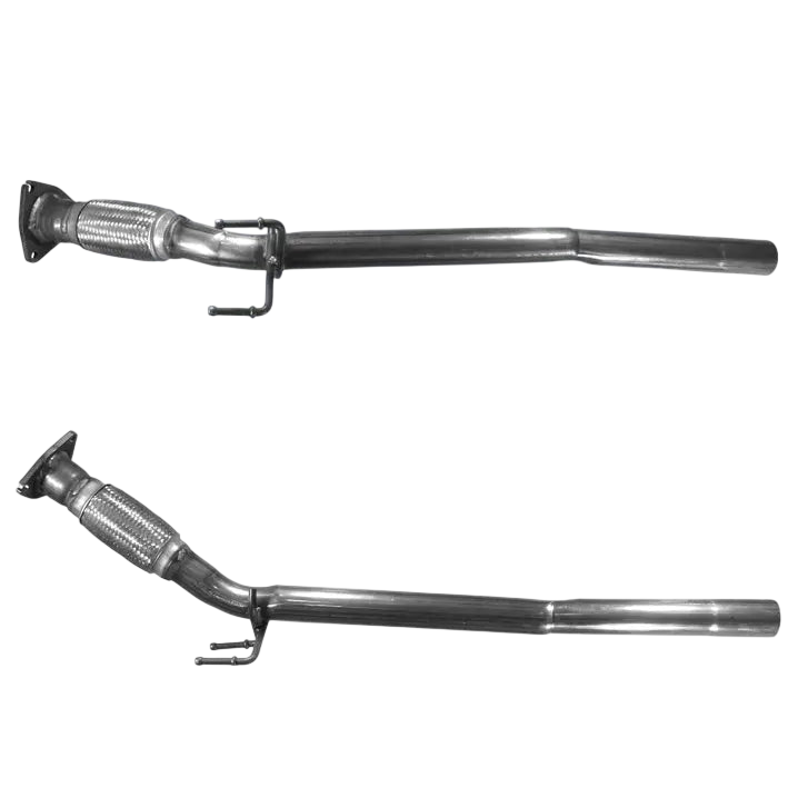 Auspuffrohr Abgasrohr Flexrohr Hosenrohr Abgaskrümmer Rohr bis EURO 4 E-Prüfzeichen für VOLKSWAGEN CADDIE 2L SDi BDJ; BST Motor u.a. BM CATALYSTS
