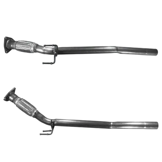Auspuffrohr Abgasrohr Flexrohr Hosenrohr Abgaskrümmer Rohr bis EURO 4 E-Prüfzeichen für VOLKSWAGEN CADDIE 2L SDi BDJ; BST Motor u.a. BM CATALYSTS