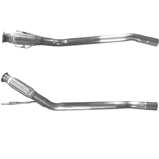Auspuffrohr Abgasrohr Flexrohr Hosenrohr Abgaskrümmer Rohr bis EURO 4 E-Prüfzeichen für VOLKSWAGEN MULTIVAN 2.5L TDI BNZ; BPC  DPF u.a. BM CATALYSTS