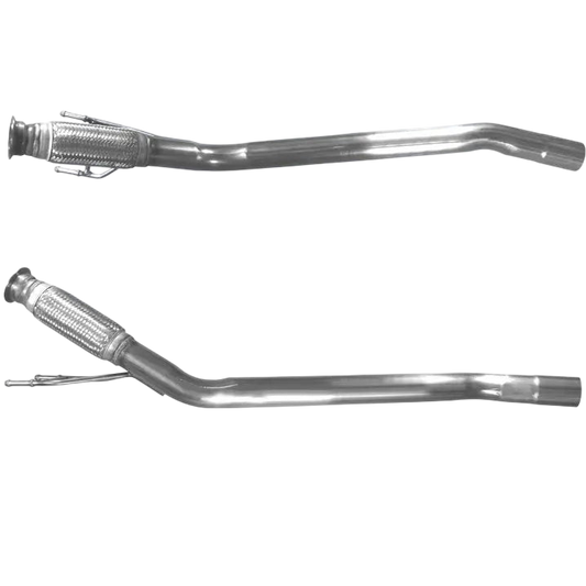 Auspuffrohr Abgasrohr Flexrohr Hosenrohr Abgaskrümmer Rohr bis EURO 4 E-Prüfzeichen für VOLKSWAGEN MULTIVAN 2.5L TDI BNZ; BPC  DPF u.a. BM CATALYSTS