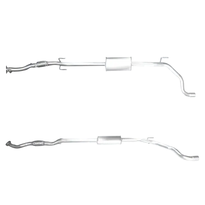Auspuffrohr Abgasrohr Flexrohr Hosenrohr Abgaskrümmer Rohr bis EURO 4 oder 5 E-Prüfzeichen für ALFA ROMEO MITO 1.6L JTDM 955A3 Motor u.a. BM CATALYSTS