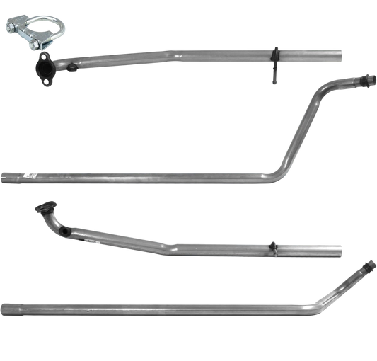 Auspuffrohr Abgasrohr Flexrohr Hosenrohr Abgaskrümmer Rohr bis EURO 4 oder 5 E-Prüfzeichen für CITROEN C1 1L 12-V-Motor 384F CFA 1KRFE u.a. BM CATALYSTS