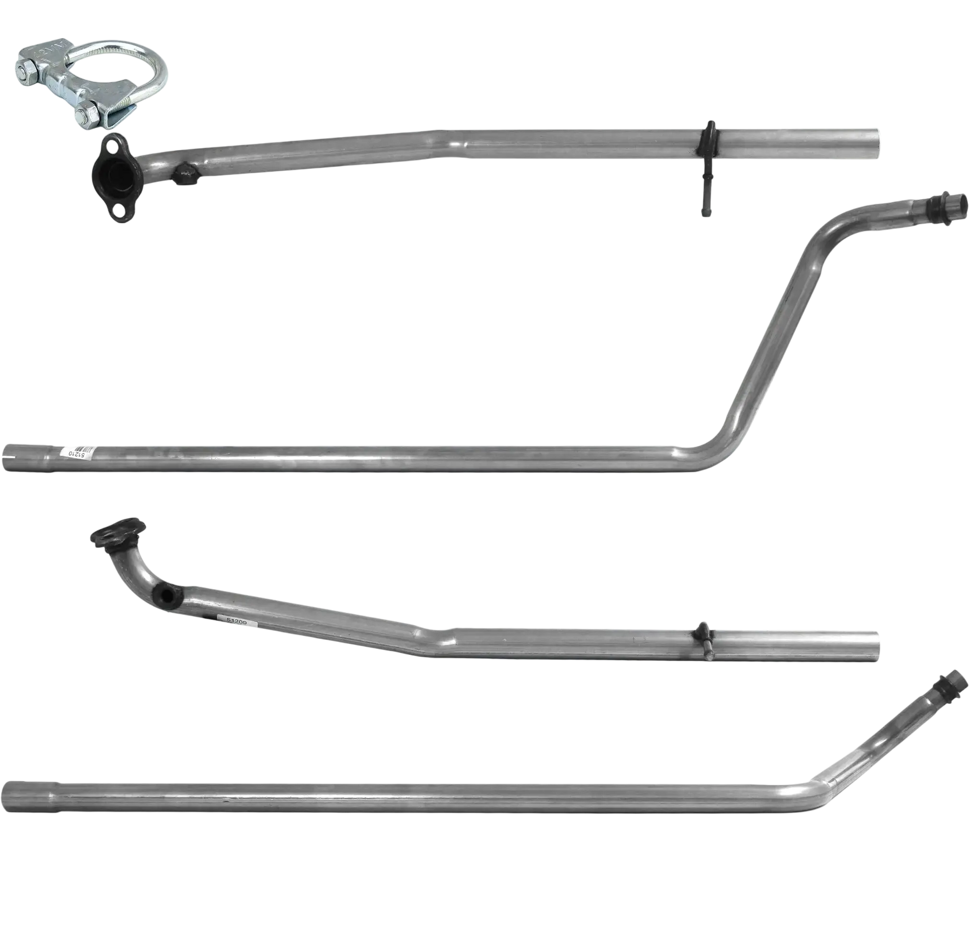 Auspuffrohr Abgasrohr Flexrohr Hosenrohr Abgaskrümmer Rohr bis EURO 4 oder 5 E-Prüfzeichen für CITROEN C1 1L 12-V-Motor 384F CFA 1KRFE u.a. BM CATALYSTS
