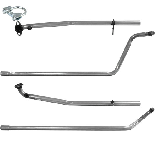Auspuffrohr Abgasrohr Flexrohr Hosenrohr Abgaskrümmer Rohr bis EURO 4 oder 5 E-Prüfzeichen für CITROEN C1 1L 12-V-Motor 384F CFA 1KRFE u.a. BM CATALYSTS