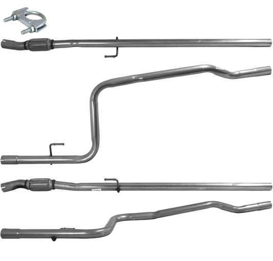 Auspuffrohr Abgasrohr Flexrohr Hosenrohr Abgaskrümmer Rohr bis EURO 4 oder 5 E-Prüfzeichen für FIAT DOBLO 1.3L Multijet 16v LWB 199A3; 263A2... BM CATALYSTS