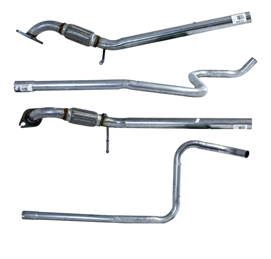 Auspuffrohr Abgasrohr Flexrohr Hosenrohr Abgaskrümmer Rohr bis EURO 4 oder 5 E-Prüfzeichen für FORD FIESTA 1.25L 125i SNJA; SNJB-Motor mit... BM CATALYSTS