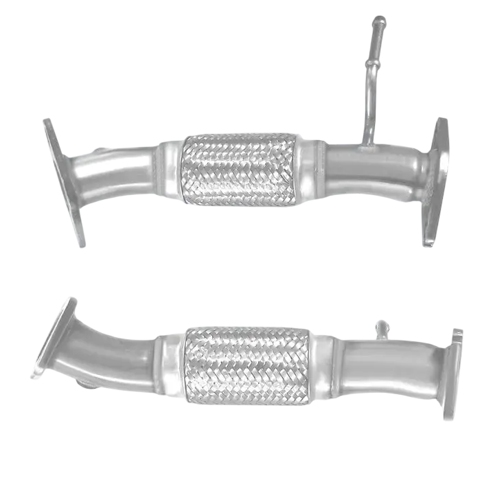 Auspuffrohr Abgasrohr Flexrohr Hosenrohr Abgaskrümmer Rohr bis EURO 4 oder 5 E-Prüfzeichen für KIA CEED 1.4L CVVT 16 V G4FA-Motor u.a. BM CATALYSTS