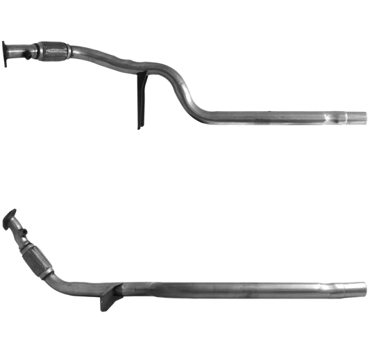 Auspuffrohr Abgasrohr Flexrohr Hosenrohr Abgaskrümmer Rohr bis EURO 5 E-Prüfzeichen für AUDI A6 2L TDi CVT CAHA Motor u.a. BM CATALYSTS