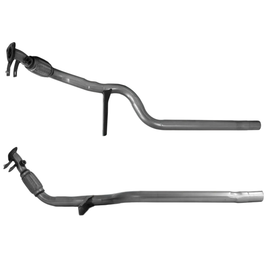 Auspuffrohr Abgasrohr Flexrohr Hosenrohr Abgaskrümmer Rohr bis EURO 5 E-Prüfzeichen für AUDI A6 2L TDi Limousine Schaltgetriebe CAHA Motor u.a. BM CATALYSTS