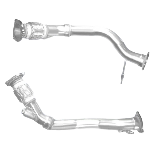 Auspuffrohr Abgasrohr Flexrohr Hosenrohr Abgaskrümmer Rohr bis EURO 5 E-Prüfzeichen für AUDI Frage 5 2L TDi Quattro Auto CGLA; CGLB-Motor;... BM CATALYSTS