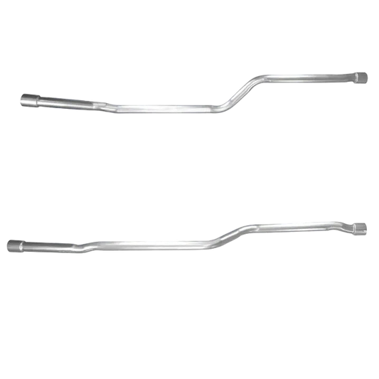Auspuffrohr Abgasrohr Flexrohr Hosenrohr Abgaskrümmer Rohr bis EURO 5 E-Prüfzeichen für BMW X3 2L 18d; 20d F25 TD N47N u.a. BM CATALYSTS