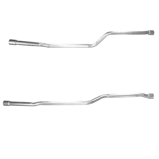 Auspuffrohr Abgasrohr Flexrohr Hosenrohr Abgaskrümmer Rohr bis EURO 5 E-Prüfzeichen für BMW X3 2L 18d; 20d F25 TD N47N u.a. BM CATALYSTS