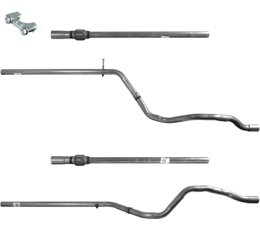 Auspuffrohr Abgasrohr Flexrohr Hosenrohr Abgaskrümmer Rohr bis EURO 5 E-Prüfzeichen für CHRYSLER YPSILON 1.2L 8-V-Motor 169A4; Euro 5 u.a. BM CATALYSTS