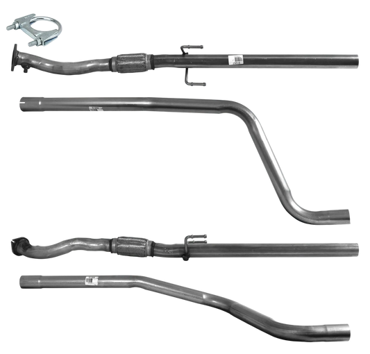 Auspuffrohr Abgasrohr Flexrohr Hosenrohr Abgaskrümmer Rohr bis EURO 5 E-Prüfzeichen für FIAT 500 l 1.6L MJTD 199B5 Motor u.a. BM CATALYSTS