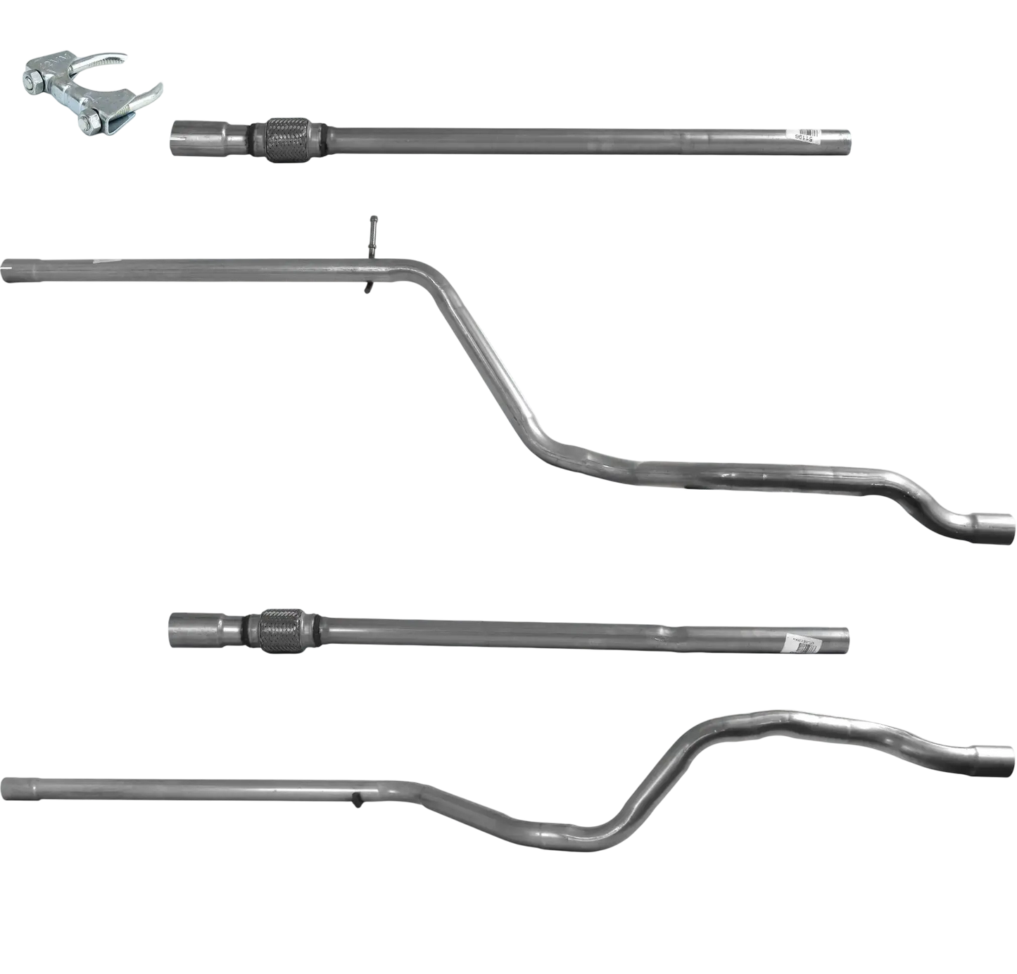 Auspuffrohr Abgasrohr Flexrohr Hosenrohr Abgaskrümmer Rohr bis EURO 5 E-Prüfzeichen für FORD KA 1.2L 8-V-FP4-Motor u.a. BM CATALYSTS