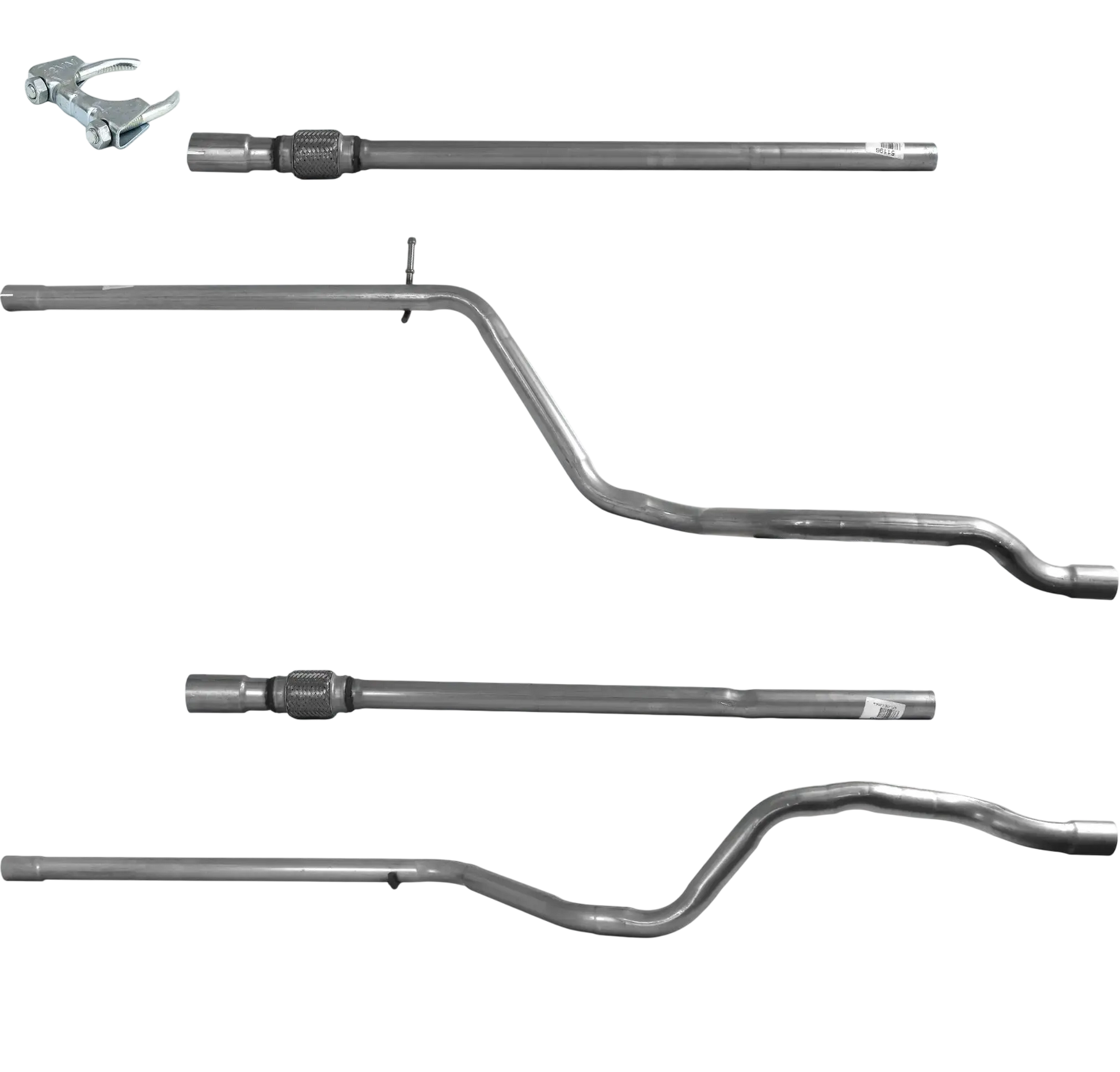 Auspuffrohr Abgasrohr Flexrohr Hosenrohr Abgaskrümmer Rohr bis EURO 5 E-Prüfzeichen für FORD KA 1.2L 8-V-FP4-Motor u.a. BM CATALYSTS