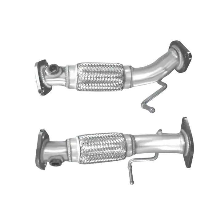Auspuffrohr Abgasrohr Flexrohr Hosenrohr Abgaskrümmer Rohr bis EURO 5 E-Prüfzeichen für HYUNDAI i30 1.4L 16-V-G4FA-Motor u.a. BM CATALYSTS