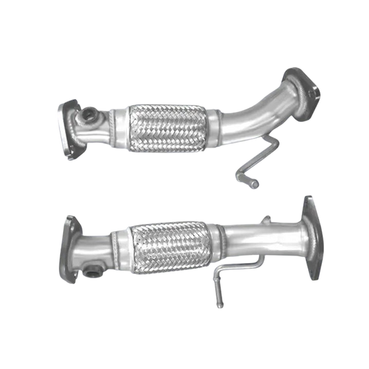 Auspuffrohr Abgasrohr Flexrohr Hosenrohr Abgaskrümmer Rohr bis EURO 5 E-Prüfzeichen für HYUNDAI i30 1.4L 16-V-G4FA-Motor u.a. BM CATALYSTS