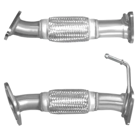 Auspuffrohr Abgasrohr Flexrohr Hosenrohr Abgaskrümmer Rohr bis EURO 5 E-Prüfzeichen für HYUNDAI ix35 1.7L CRDi D4FD-Motor; 1. C/Rohr u.a. BM CATALYSTS