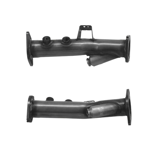 Auspuffrohr Abgasrohr Flexrohr Hosenrohr Abgaskrümmer Rohr bis EURO 5 E-Prüfzeichen für MAZDA CX-7 2.2L Turbodiesel R2AA Motor u.a. BM CATALYSTS
