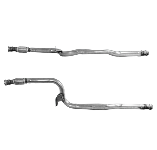 Auspuffrohr Abgasrohr Flexrohr Hosenrohr Abgaskrümmer Rohr bis EURO 5 E-Prüfzeichen für MERCEDES CLS350 3L X218 Cdi OM642.853 Motor u.a. BM CATALYSTS