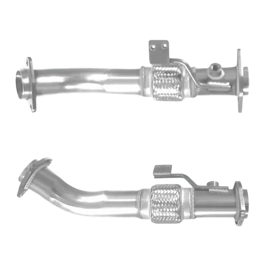 Auspuffrohr Abgasrohr Flexrohr Hosenrohr Abgaskrümmer Rohr bis EURO 5 E-Prüfzeichen für NISSAN NAVARA 2.5L dCi Turbo Diesel D40 DPF 1.... BM CATALYSTS