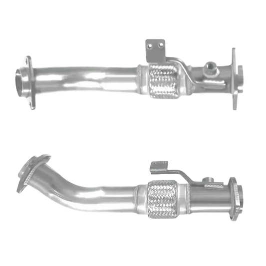 Auspuffrohr Abgasrohr Flexrohr Hosenrohr Abgaskrümmer Rohr bis EURO 5 E-Prüfzeichen für NISSAN NAVARA 2.5L dCi Turbo Diesel D40 DPF 1.... BM CATALYSTS