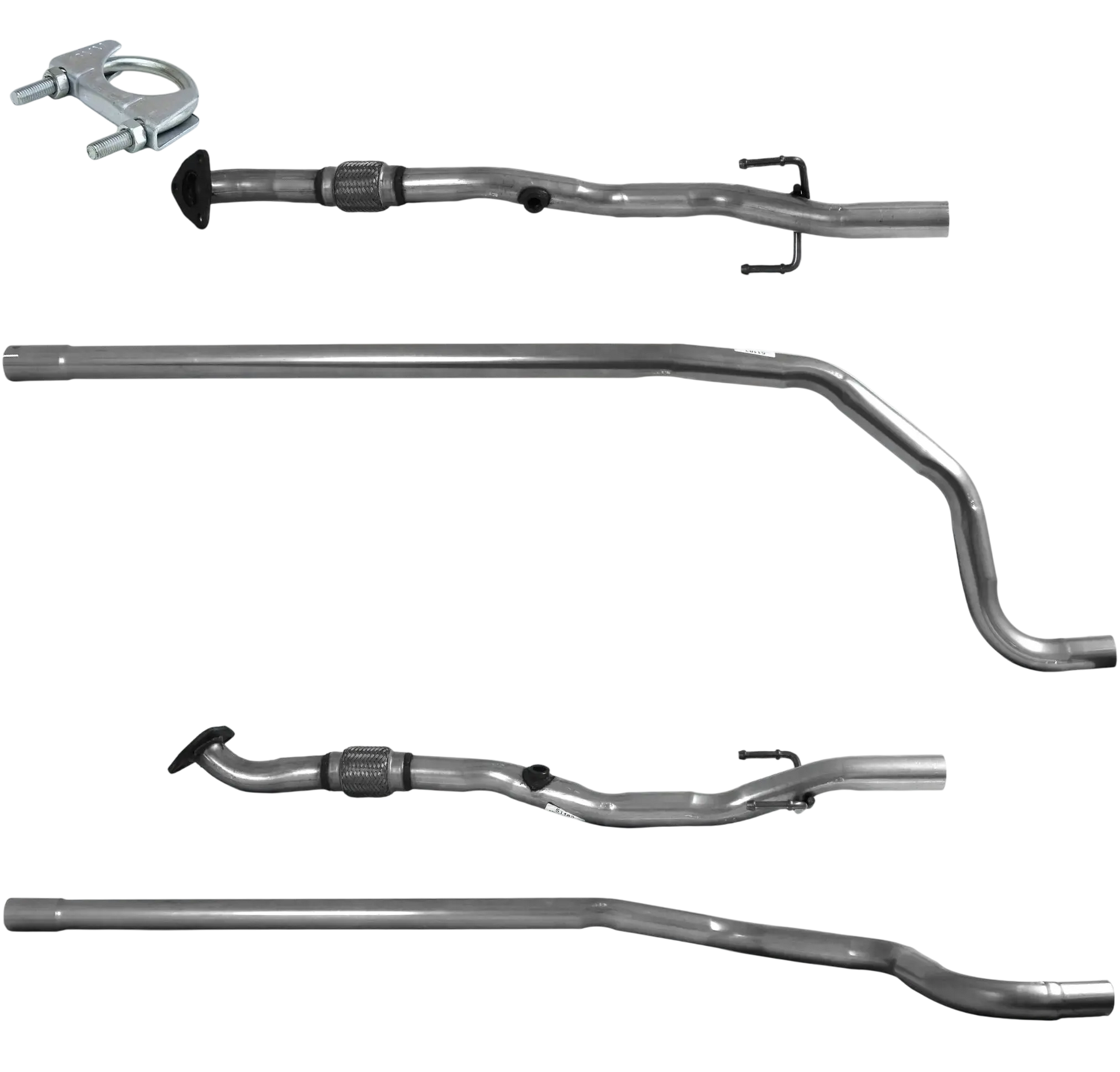 Auspuffrohr Abgasrohr Flexrohr Hosenrohr Abgaskrümmer Rohr bis EURO 5 E-Prüfzeichen für OPEL CORSA D 1.2L 16-V-A12XER-Motor u.a. BM CATALYSTS