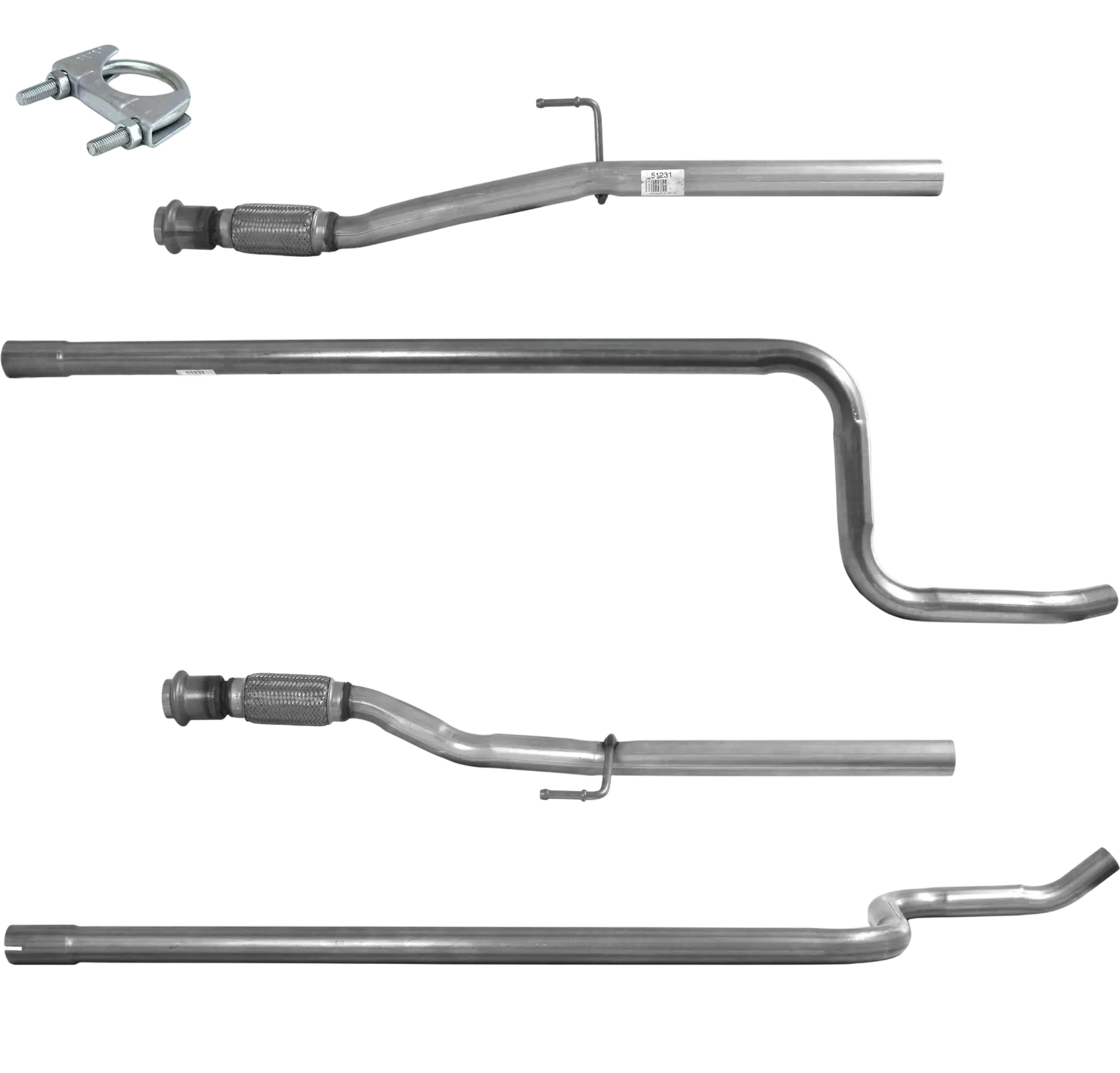 Auspuffrohr Abgasrohr Flexrohr Hosenrohr Abgaskrümmer Rohr bis EURO 5 E-Prüfzeichen für PEUGEOT 2008 1.4L HDi 8HR DV4C Motor DPF u.a. BM CATALYSTS