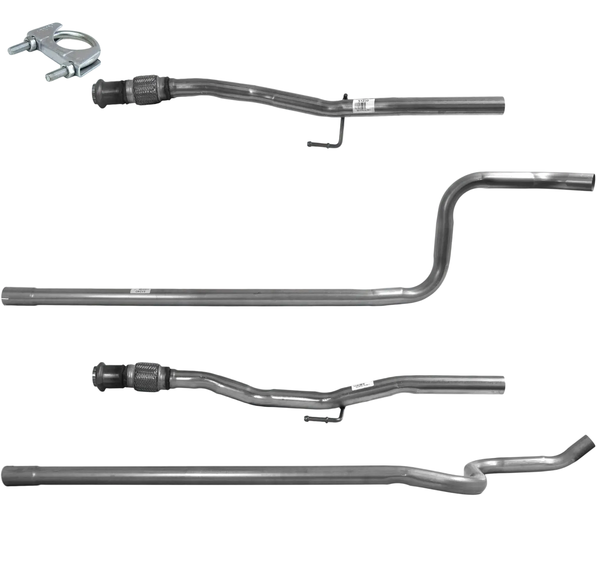 Auspuffrohr Abgasrohr Flexrohr Hosenrohr Abgaskrümmer Rohr bis EURO 5 E-Prüfzeichen für PEUGEOT 208 1.6L HDi Schaltgetriebe DV6C Motor u.a. BM CATALYSTS