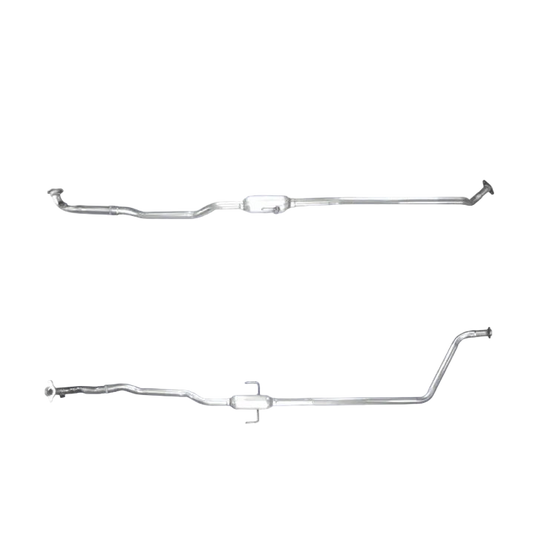Auspuffrohr Abgasrohr Flexrohr Hosenrohr Abgaskrümmer Rohr bis EURO 5 oder 6 E-Prüfzeichen für CITROEN C1 1L Mk.2 VTi 12v 1KR-FE Motor u.a. BM CATALYSTS