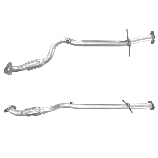 Auspuffrohr Abgasrohr Flexrohr Hosenrohr Abgaskrümmer Rohr bis EURO 5 oder 6 E-Prüfzeichen für OPEL ASTRA J 1.6L 16-V-Limousine A16XER;... BM CATALYSTS