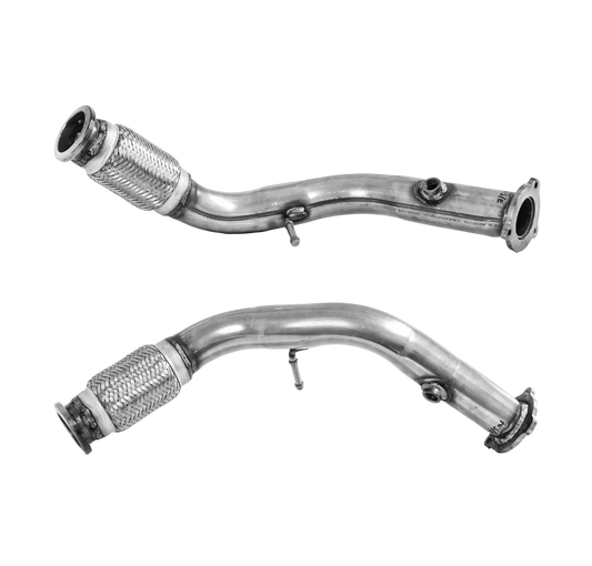 Auspuffrohr Abgasrohr Flexrohr Hosenrohr Abgaskrümmer Rohr bis EURO 6 E-Prüfzeichen für AUDI A4 2L TDi Mild Hybrid Quattro DTPA u.a. BM CATALYSTS