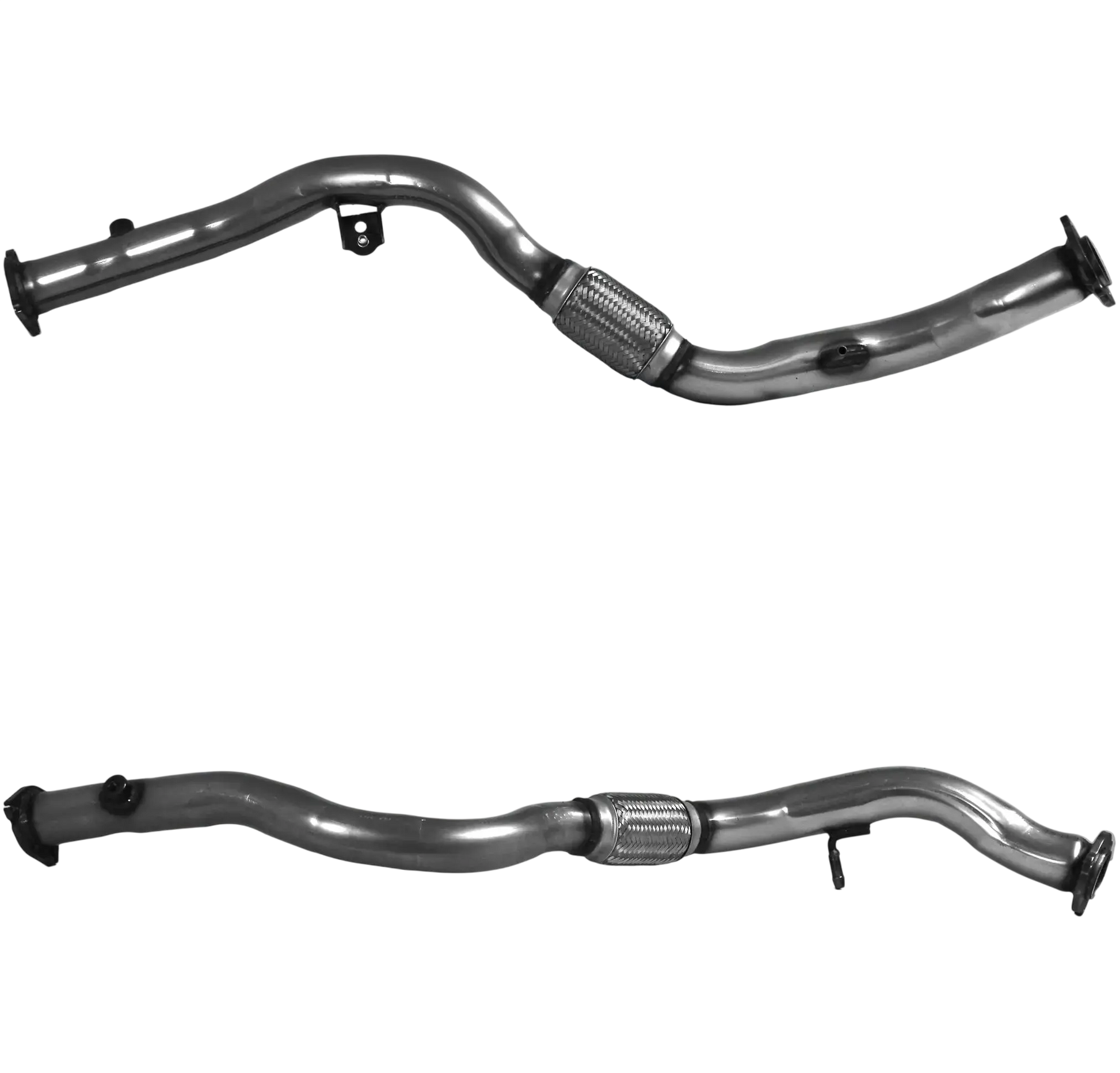 Auspuffrohr Abgasrohr Flexrohr Hosenrohr Abgaskrümmer Rohr bis EURO 6 E-Prüfzeichen für AUDI A4 2L TDi Quattro CNHA Motor u.a. BM CATALYSTS