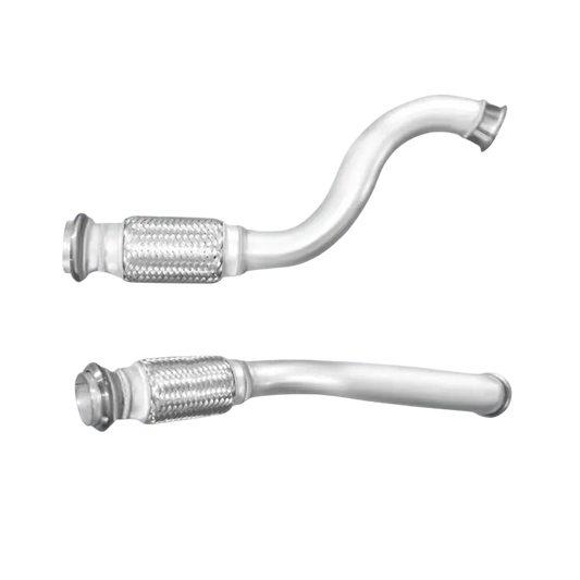 Auspuffrohr Abgasrohr Flexrohr Hosenrohr Abgaskrümmer Rohr bis EURO 6 E-Prüfzeichen für CITROEN C4 GRAND PICASSO 1.6L Mk.2 THP EP6FDT u.a. BM CATALYSTS