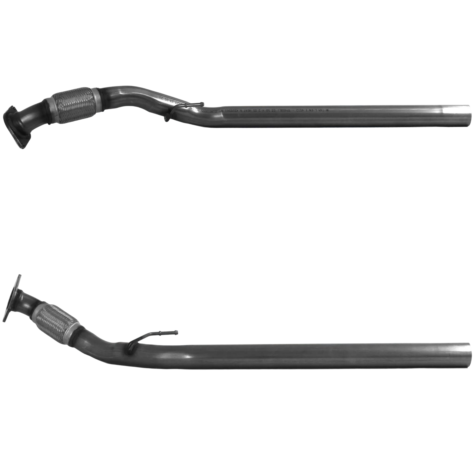 Auspuffrohr Abgasrohr Flexrohr Hosenrohr Abgaskrümmer Rohr bis EURO 6 E-Prüfzeichen für FIAT DUKatO 2.3L Multijet 180 F1AGL411B Motor; u.a. BM CATALYSTS